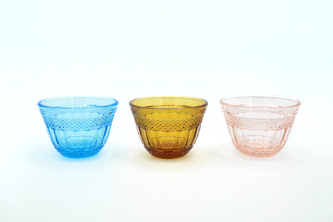 ガラス猪口「庄内craft」(青)