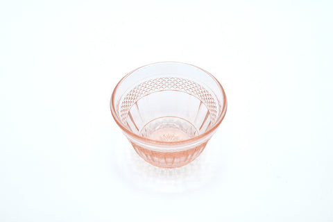 ガラス猪口「庄内craft」(桃)