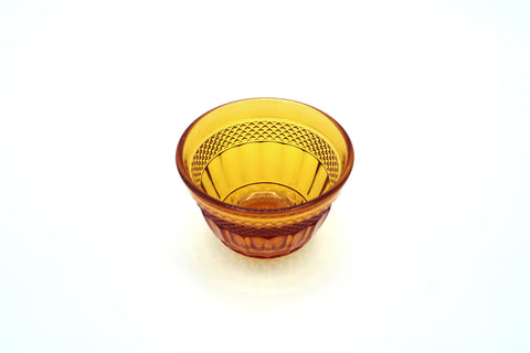 ガラス猪口「庄内craft」(茶)