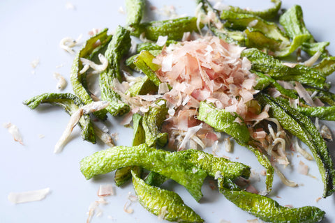 <NEW>招徳酒造「花洛」純米吟醸酒 × 万願寺とうがらしとじゃこ和え