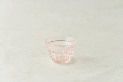 日本酒酒器・ガラス猪口・ピンク
