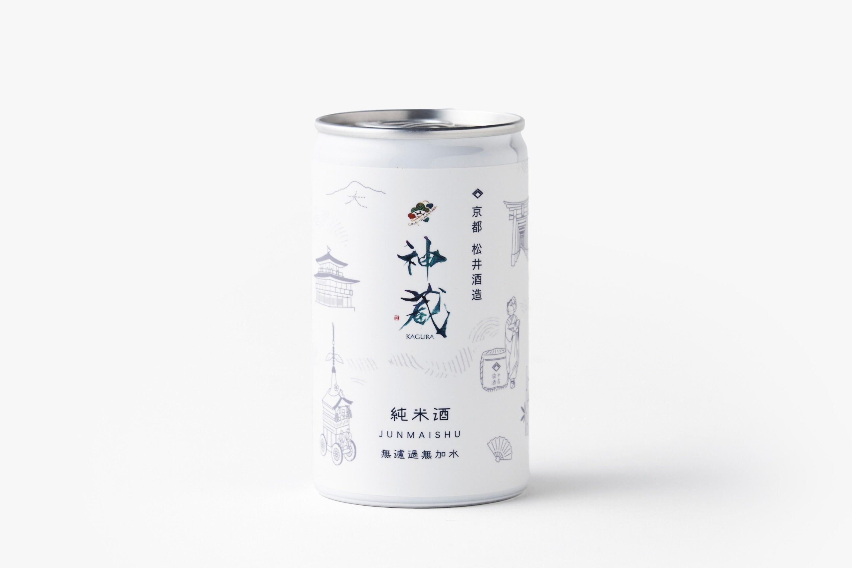 京都の日本酒一合缶｜松井酒造「神蔵」純米酒 – 益や製菓オンラインストア