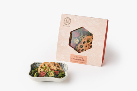 オクラと蓮根の梅肉和え