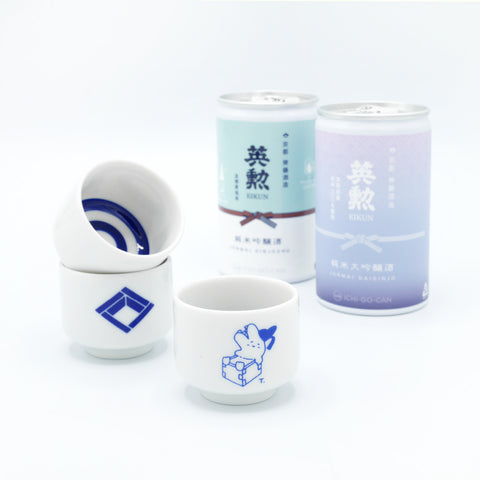 日本酒一合缶とお猪口