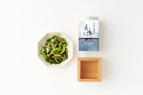 <NEW>招徳酒造「花洛」純米吟醸酒 × 万願寺とうがらしとじゃこ和え