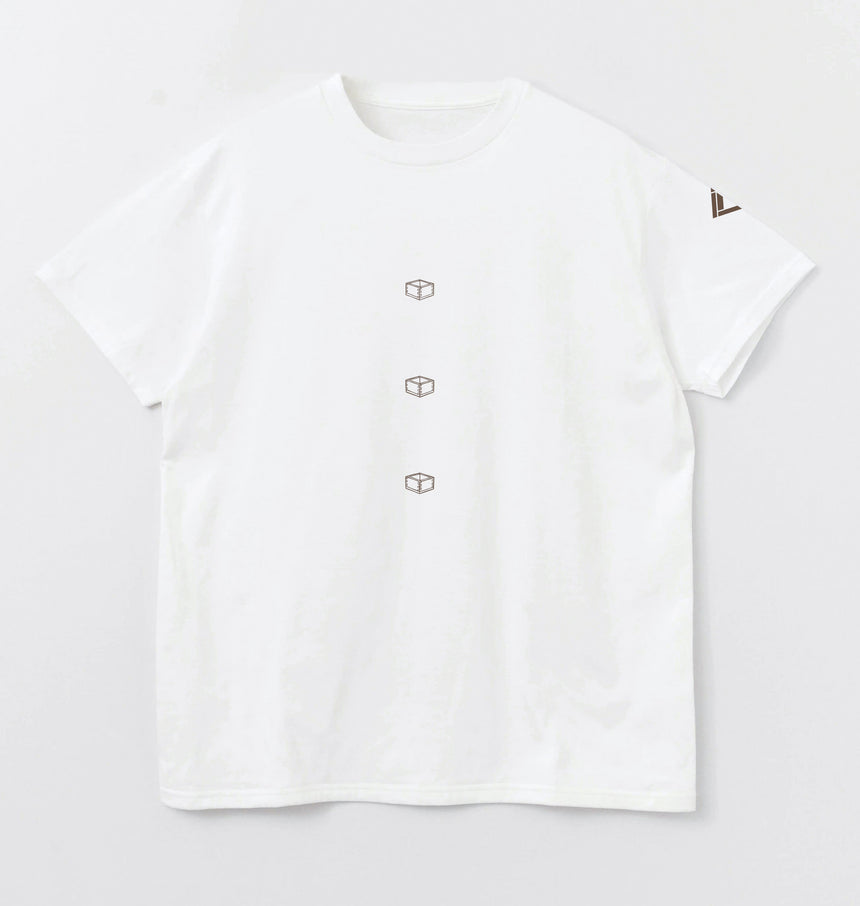 益やオリジナルTシャツ 「うつわシャツ」白